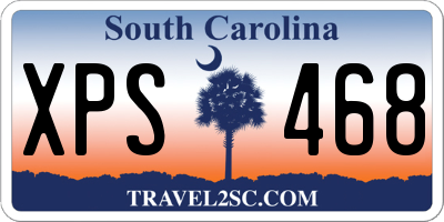 SC license plate XPS468