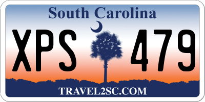 SC license plate XPS479