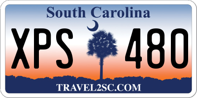 SC license plate XPS480