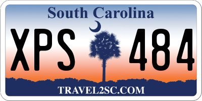 SC license plate XPS484