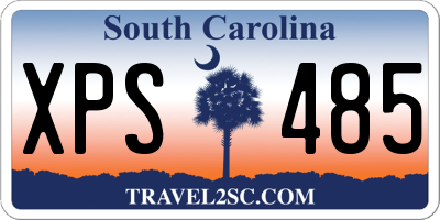 SC license plate XPS485