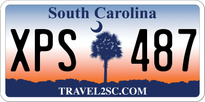 SC license plate XPS487