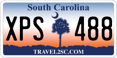 SC license plate XPS488