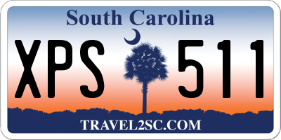 SC license plate XPS511
