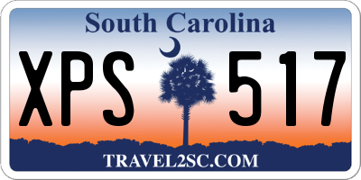 SC license plate XPS517