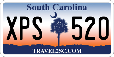 SC license plate XPS520