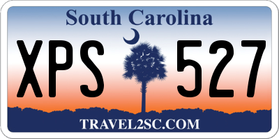 SC license plate XPS527
