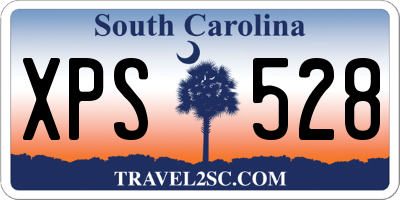 SC license plate XPS528