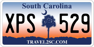SC license plate XPS529