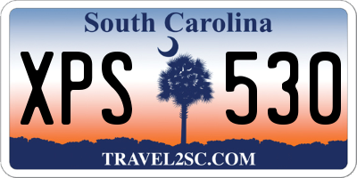 SC license plate XPS530