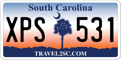 SC license plate XPS531