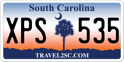 SC license plate XPS535