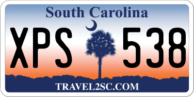 SC license plate XPS538