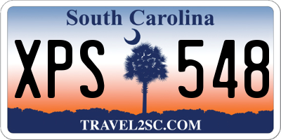 SC license plate XPS548