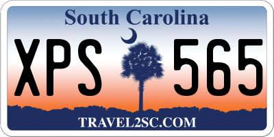 SC license plate XPS565