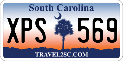 SC license plate XPS569