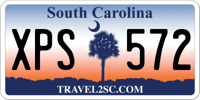 SC license plate XPS572