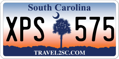SC license plate XPS575