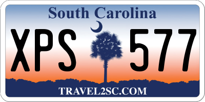 SC license plate XPS577