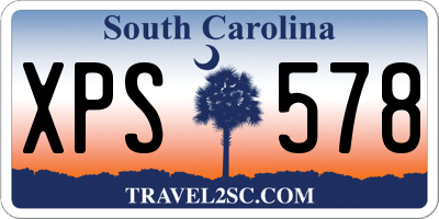 SC license plate XPS578