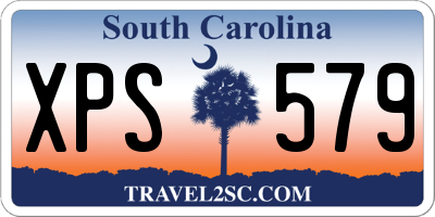 SC license plate XPS579