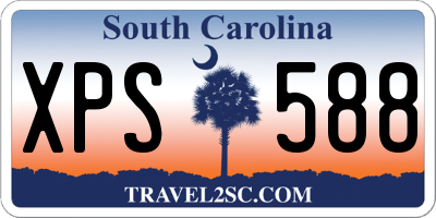 SC license plate XPS588