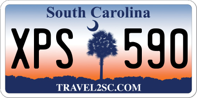 SC license plate XPS590