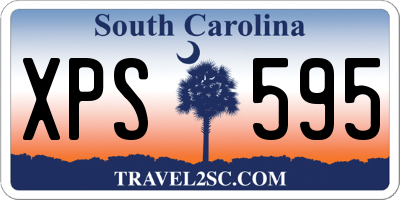 SC license plate XPS595