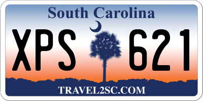 SC license plate XPS621