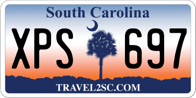 SC license plate XPS697
