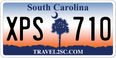 SC license plate XPS710