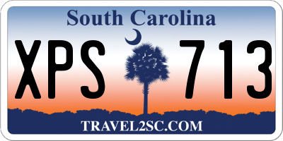 SC license plate XPS713
