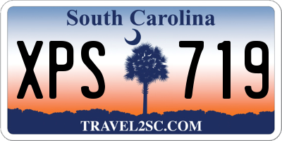 SC license plate XPS719