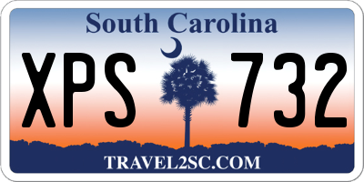 SC license plate XPS732