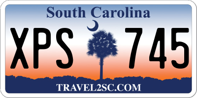 SC license plate XPS745
