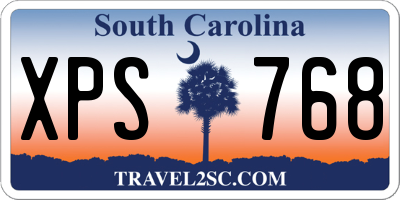SC license plate XPS768