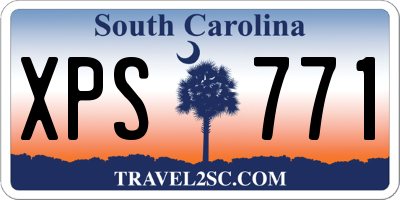 SC license plate XPS771