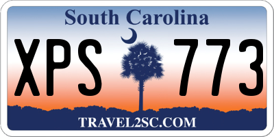 SC license plate XPS773