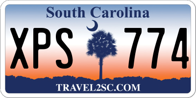 SC license plate XPS774