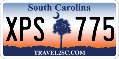 SC license plate XPS775