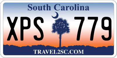 SC license plate XPS779