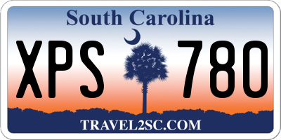 SC license plate XPS780