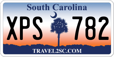 SC license plate XPS782
