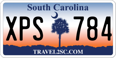 SC license plate XPS784