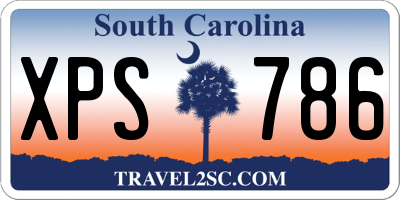 SC license plate XPS786