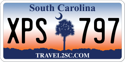 SC license plate XPS797