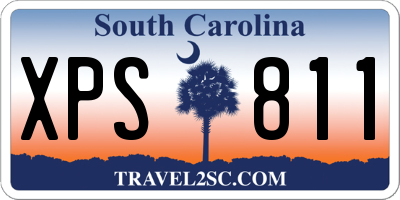 SC license plate XPS811