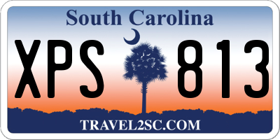 SC license plate XPS813