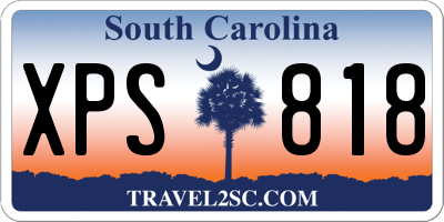 SC license plate XPS818