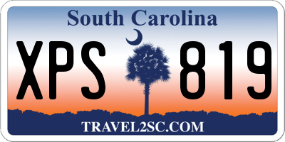 SC license plate XPS819